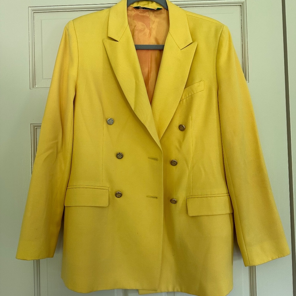 Austin Reed Yellow Suit Jacket